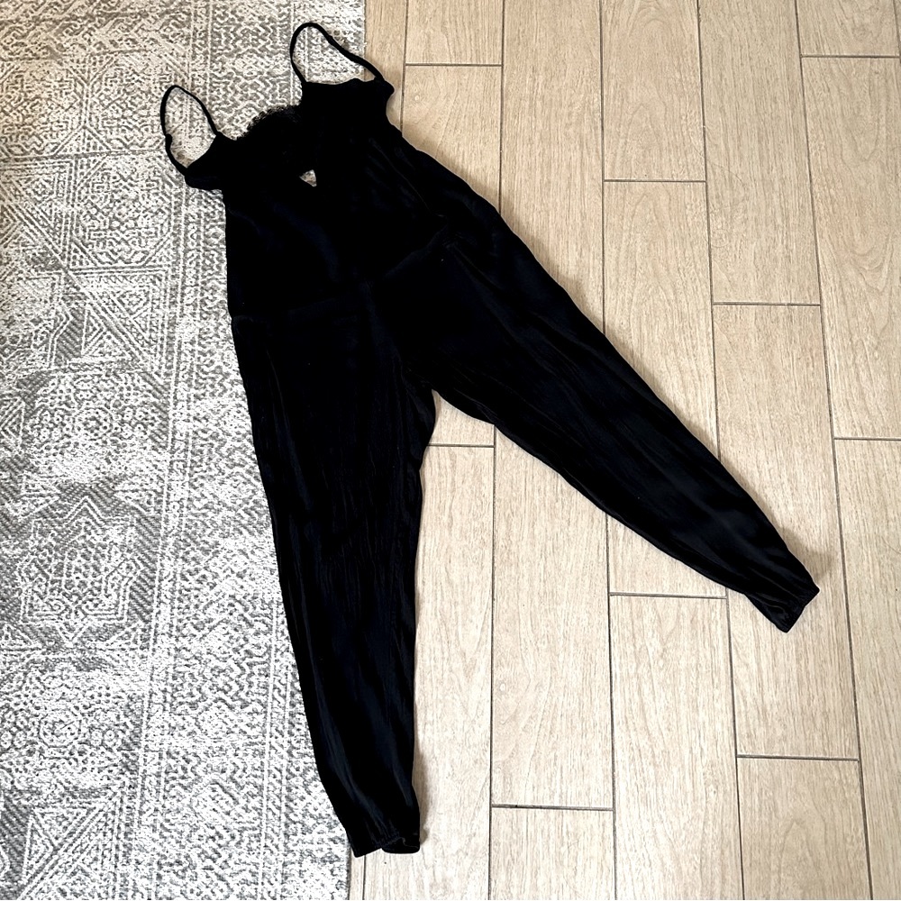 Cope Black Lace Jumpsuit - Urban Outfitters